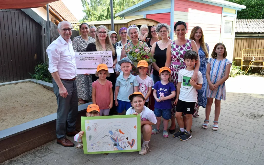 Kastulus-Bader-Stiftung spendet an Kindergarten